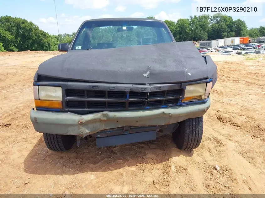 1993 Dodge Dakota VIN: 1B7FL26X0PS290210 Lot: 45528770