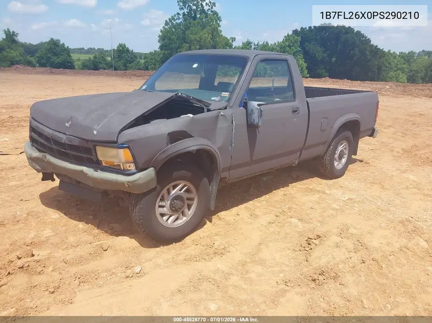 1993 Dodge Dakota VIN: 1B7FL26X0PS290210 Lot: 45528770