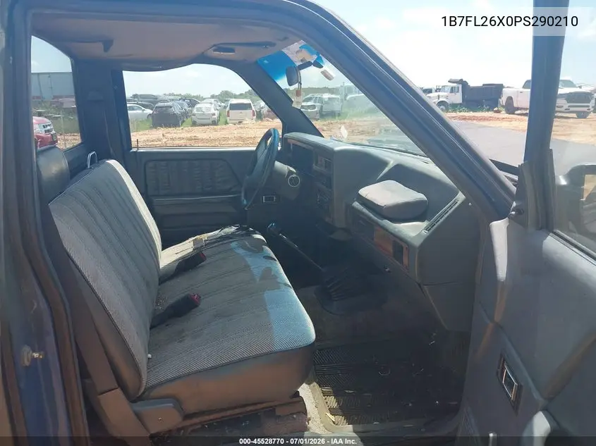 1993 Dodge Dakota VIN: 1B7FL26X0PS290210 Lot: 45528770