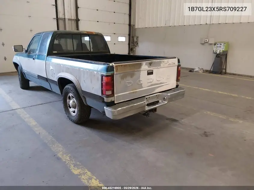 1994 Dodge Dakota VIN: 1B7GL23X5RS709227 Lot: 45216905