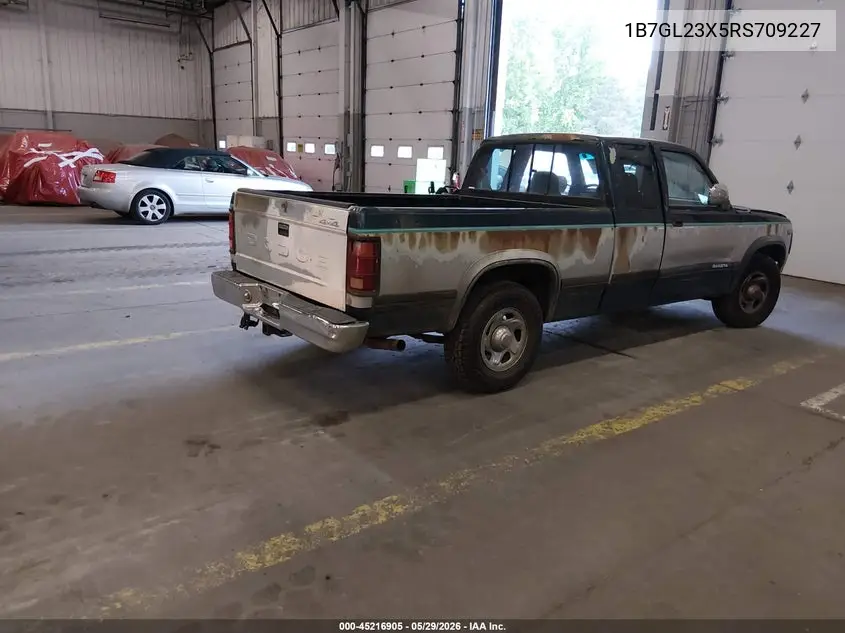 1994 Dodge Dakota VIN: 1B7GL23X5RS709227 Lot: 45216905