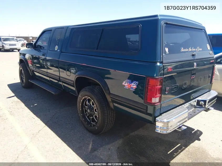 1994 Dodge Dakota VIN: 1B7GG23Y1RS704359 Lot: 45362199