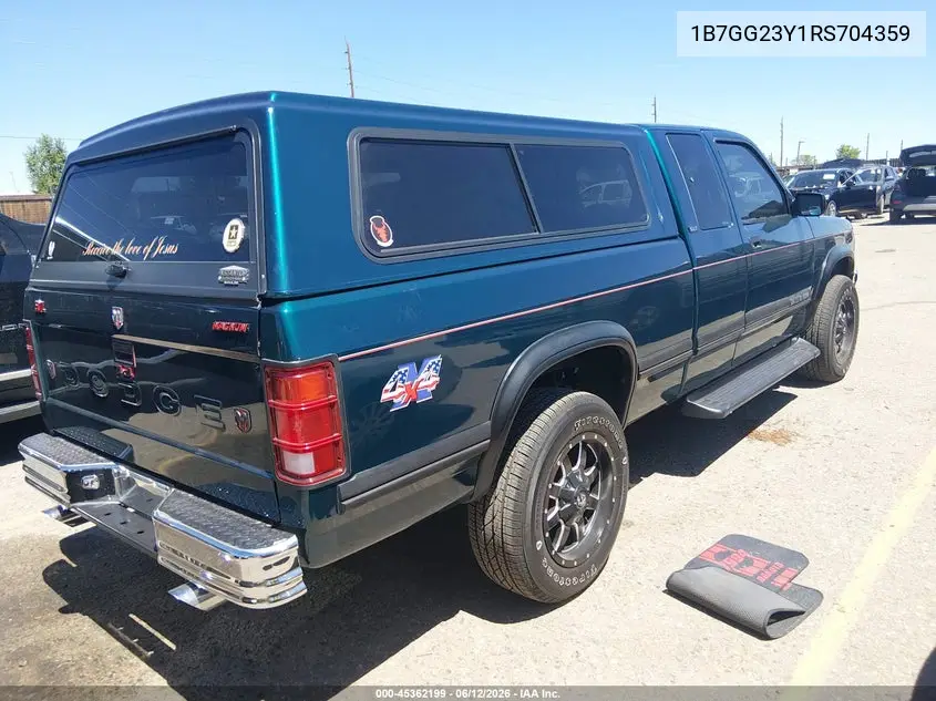 1994 Dodge Dakota VIN: 1B7GG23Y1RS704359 Lot: 45362199