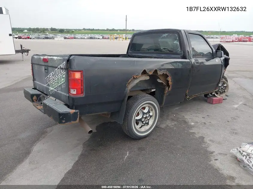 1994 Dodge Dakota VIN: 1B7FL26XXRW132632 Lot: 45516094