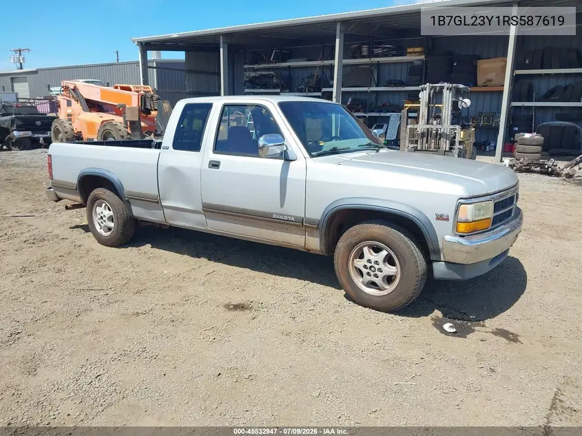 1994 Dodge Dakota VIN: 1B7GL23Y1RS587619 Lot: 45532947