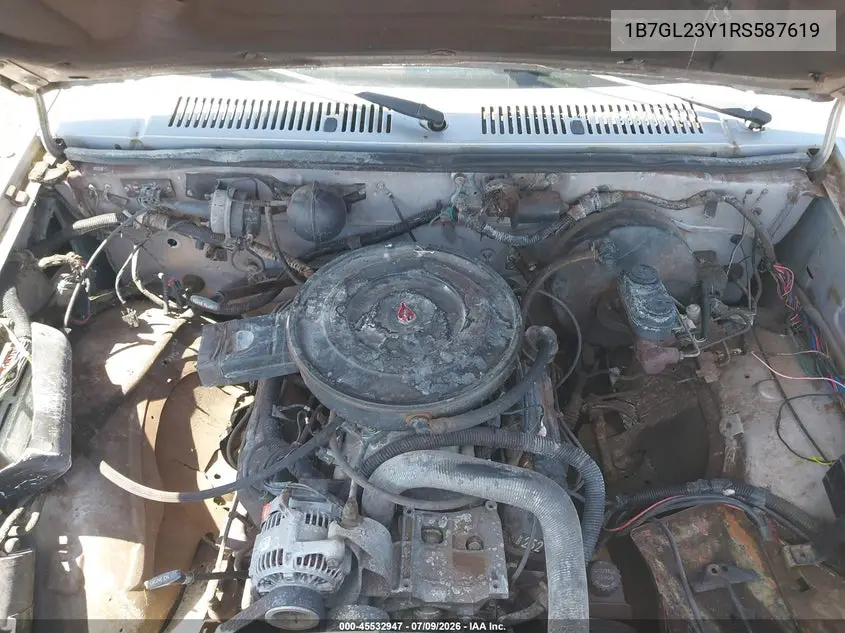 1994 Dodge Dakota VIN: 1B7GL23Y1RS587619 Lot: 45532947