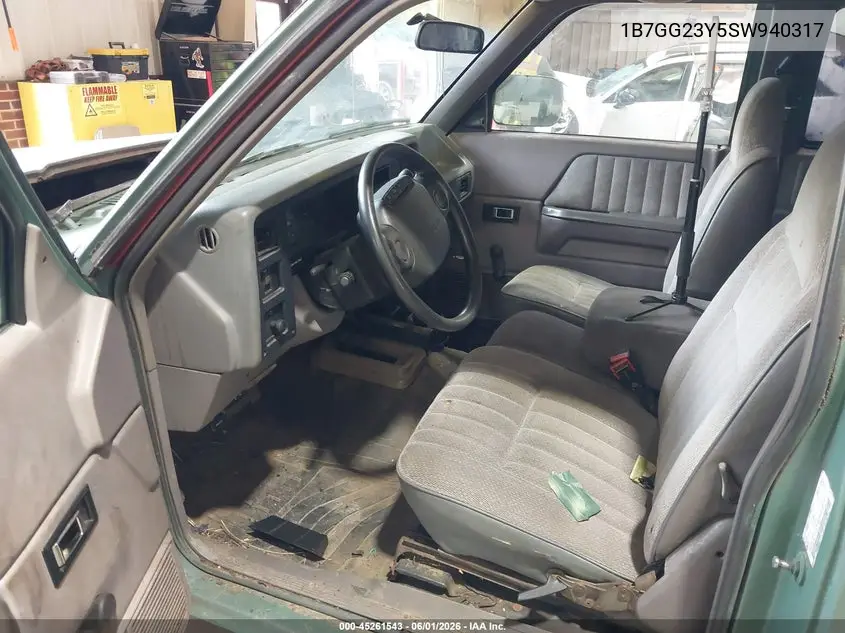 1995 Dodge Dakota VIN: 1B7GG23Y5SW940317 Lot: 45261543