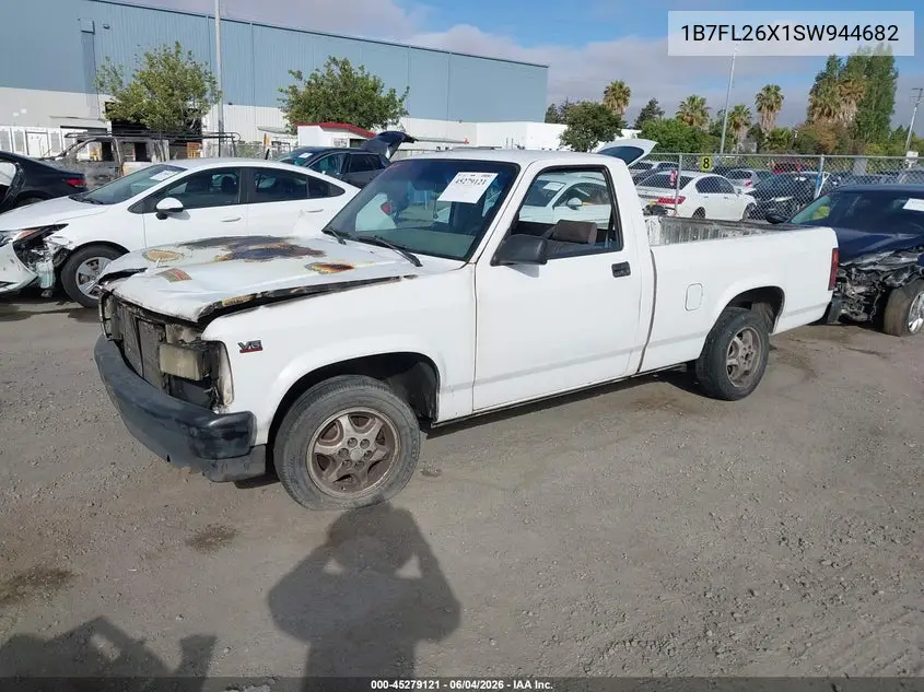 1995 Dodge Dakota VIN: 1B7FL26X1SW944682 Lot: 45279121