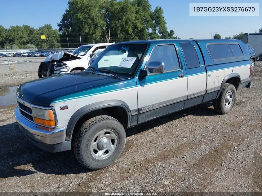 1995 Dodge Dakota VIN: 1B7GG23YXSS276670 Lot: 45486797