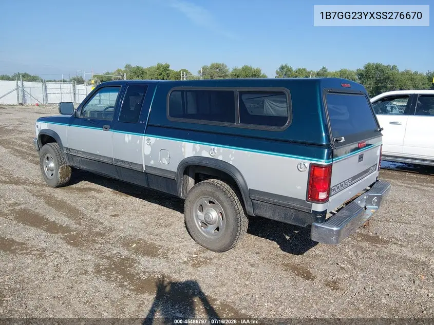 1995 Dodge Dakota VIN: 1B7GG23YXSS276670 Lot: 45486797