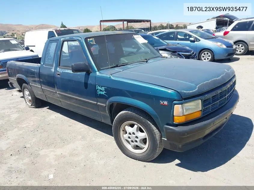 1995 Dodge Dakota VIN: 1B7GL23X9SW935477 Lot: 45595220