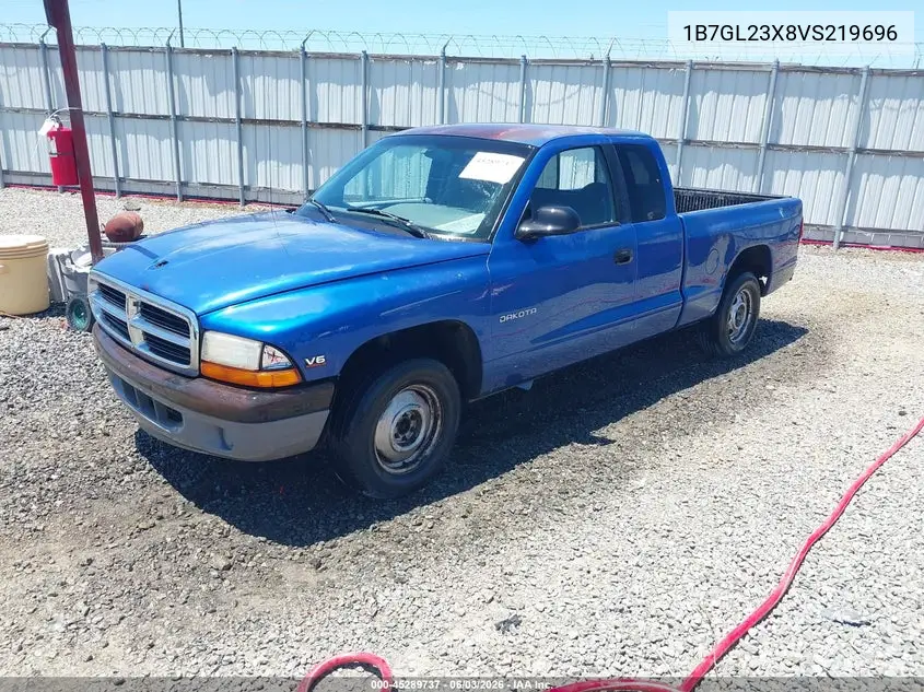 1997 Dodge Dakota Slt/Sport VIN: 1B7GL23X8VS219696 Lot: 45289737