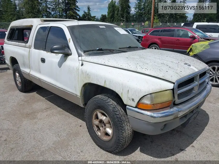1997 Dodge Dakota Slt/Sport VIN: 1B7GG23Y5VS156117 Lot: 45293621
