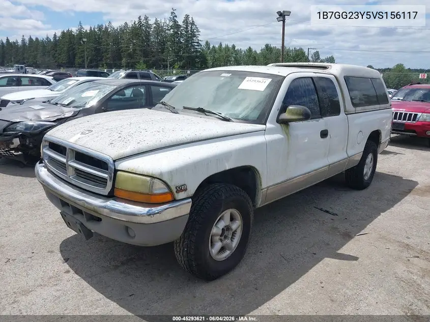1997 Dodge Dakota Slt/Sport VIN: 1B7GG23Y5VS156117 Lot: 45293621