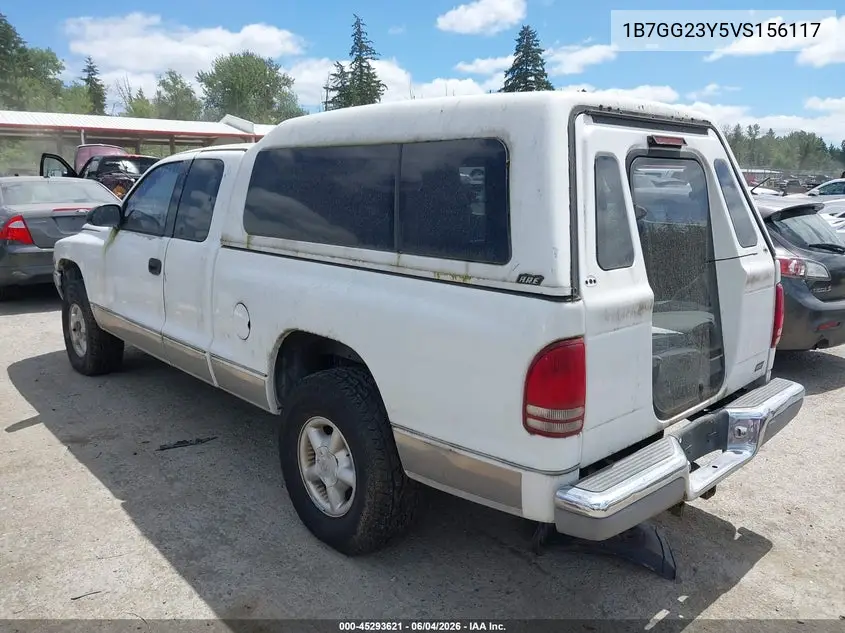 1997 Dodge Dakota Slt/Sport VIN: 1B7GG23Y5VS156117 Lot: 45293621