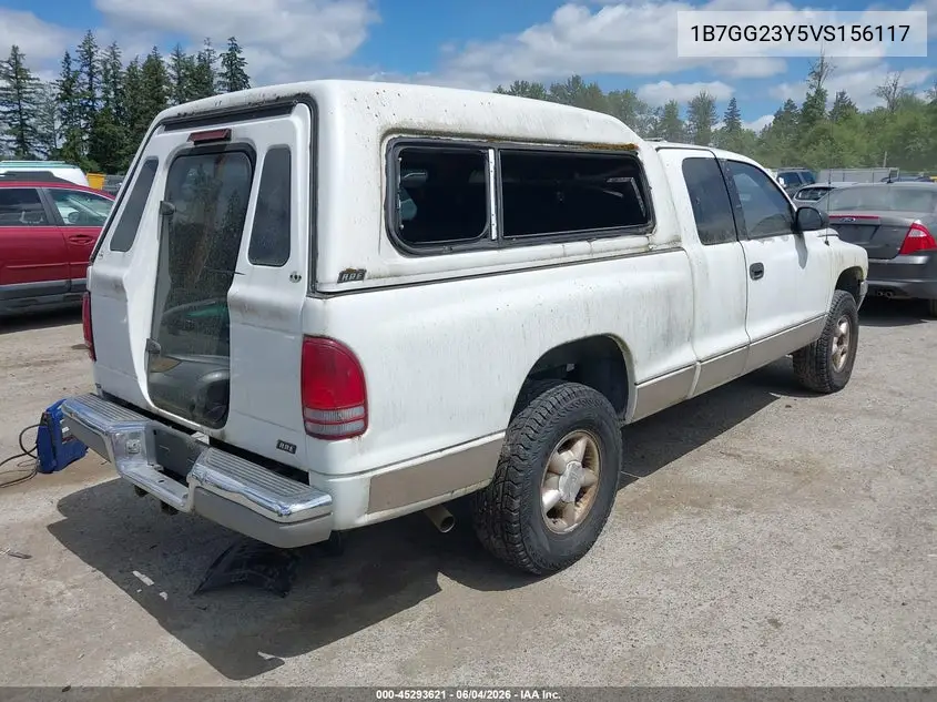 1997 Dodge Dakota Slt/Sport VIN: 1B7GG23Y5VS156117 Lot: 45293621