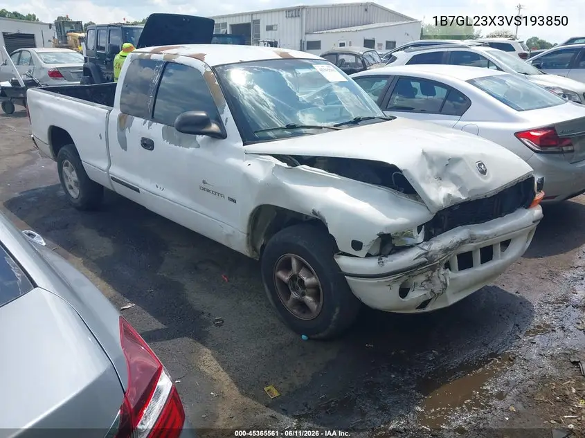 1997 Dodge Dakota Slt/Sport VIN: 1B7GL23X3VS193850 Lot: 45365561