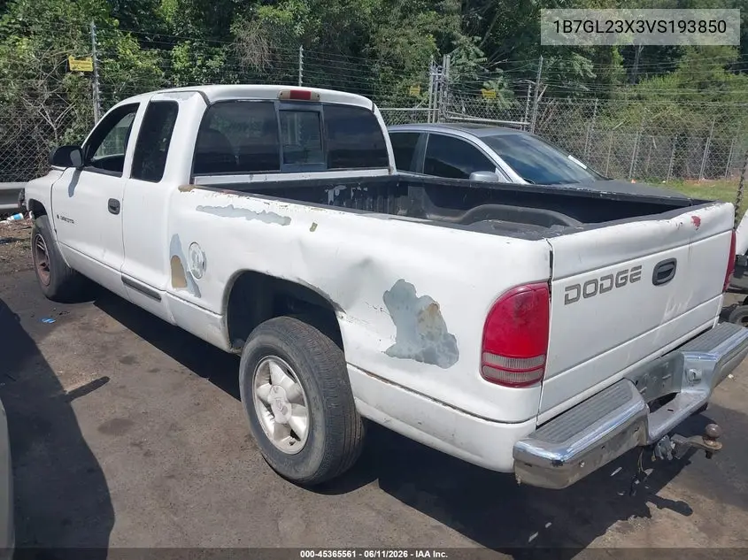 1997 Dodge Dakota Slt/Sport VIN: 1B7GL23X3VS193850 Lot: 45365561
