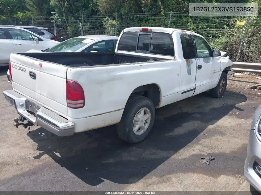 1997 Dodge Dakota Slt/Sport VIN: 1B7GL23X3VS193850 Lot: 45365561