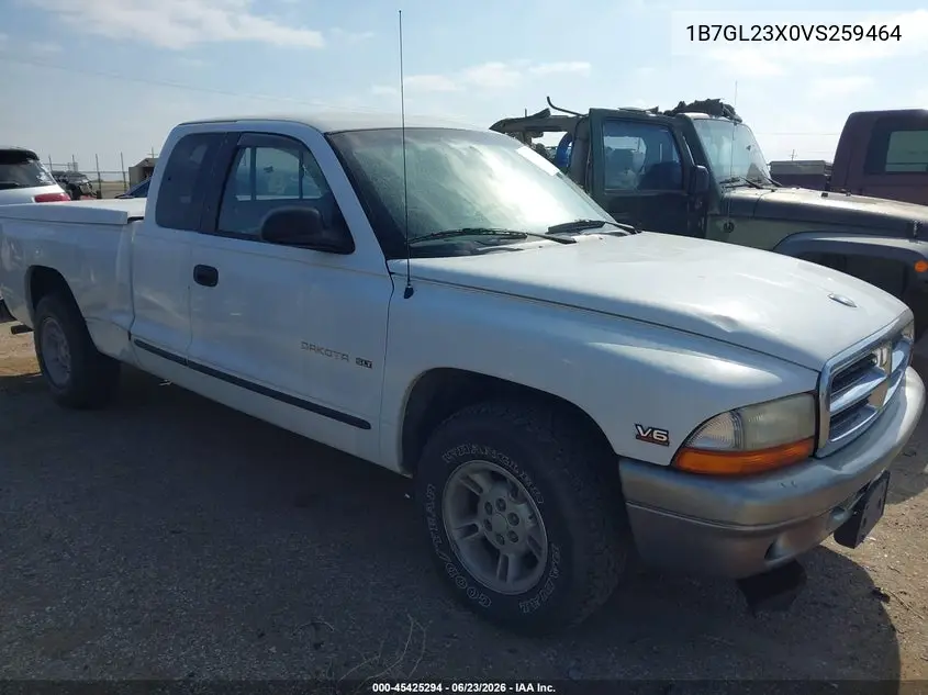 1997 Dodge Dakota Slt/Sport VIN: 1B7GL23X0VS259464 Lot: 45425294