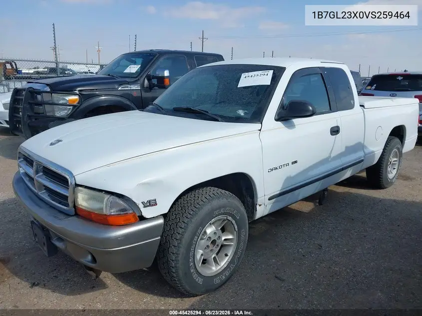 1997 Dodge Dakota Slt/Sport VIN: 1B7GL23X0VS259464 Lot: 45425294