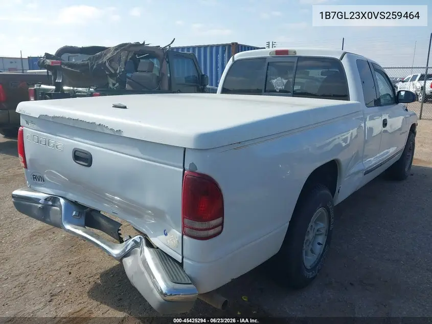 1997 Dodge Dakota Slt/Sport VIN: 1B7GL23X0VS259464 Lot: 45425294