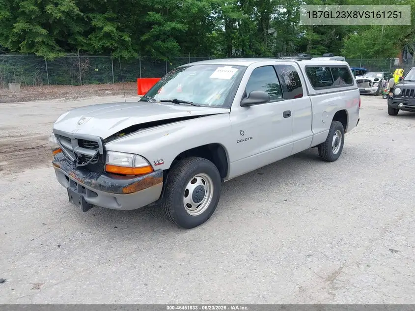 1997 Dodge Dakota Slt/Sport VIN: 1B7GL23X8VS161251 Lot: 45451833