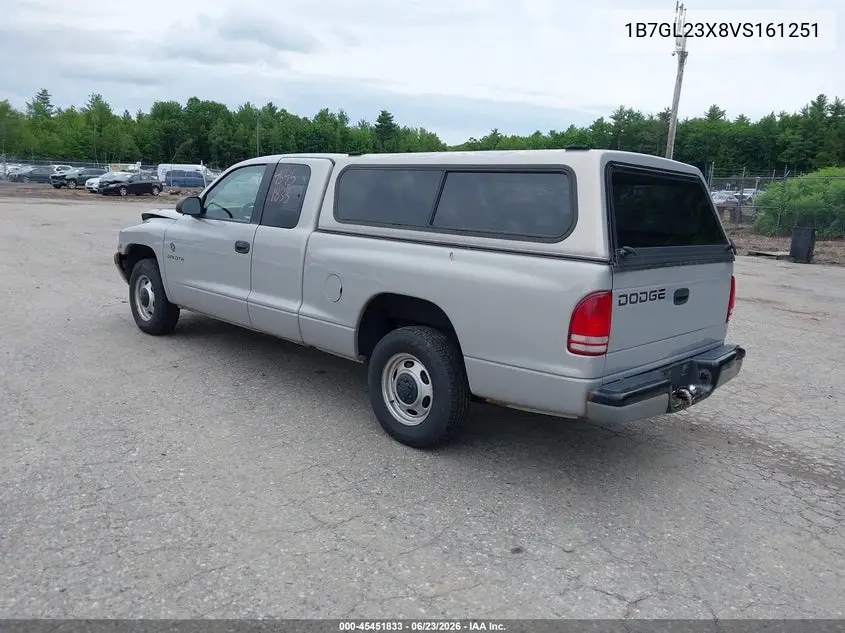 1997 Dodge Dakota Slt/Sport VIN: 1B7GL23X8VS161251 Lot: 45451833