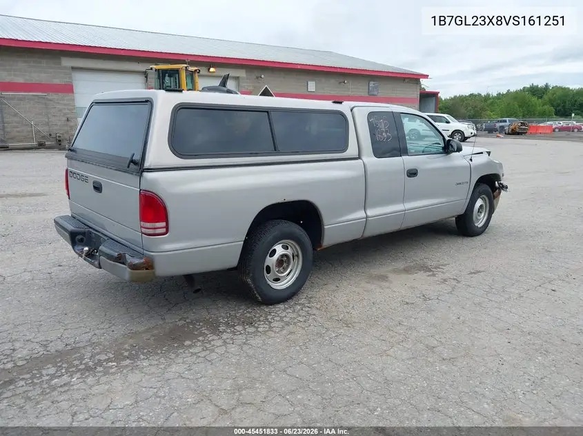 1997 Dodge Dakota Slt/Sport VIN: 1B7GL23X8VS161251 Lot: 45451833