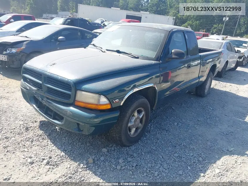 1997 Dodge Dakota Slt/Sport VIN: 1B7GL23XXVS122998 Lot: 45587800