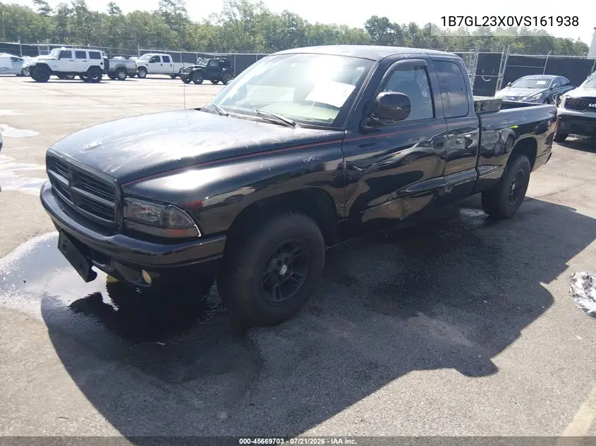 1997 Dodge Dakota Slt/Sport VIN: 1B7GL23X0VS161938 Lot: 45669703
