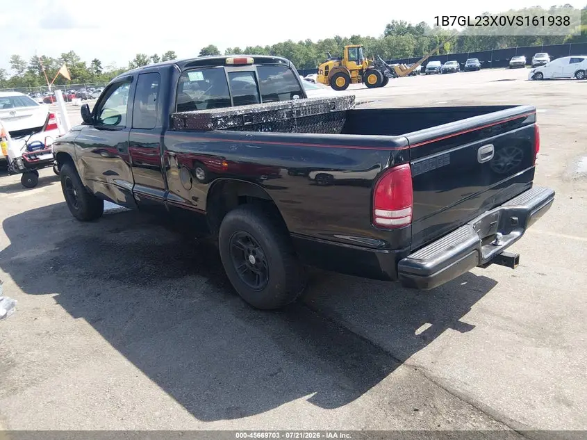 1997 Dodge Dakota Slt/Sport VIN: 1B7GL23X0VS161938 Lot: 45669703