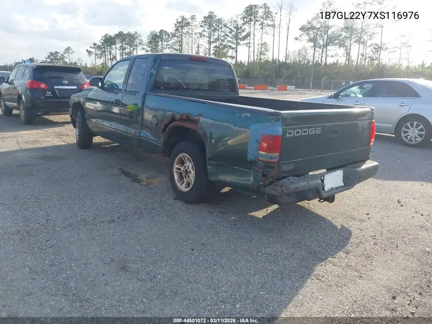 1B7GL22Y7XS116976 1999 Dodge Dakota Slt/Sport