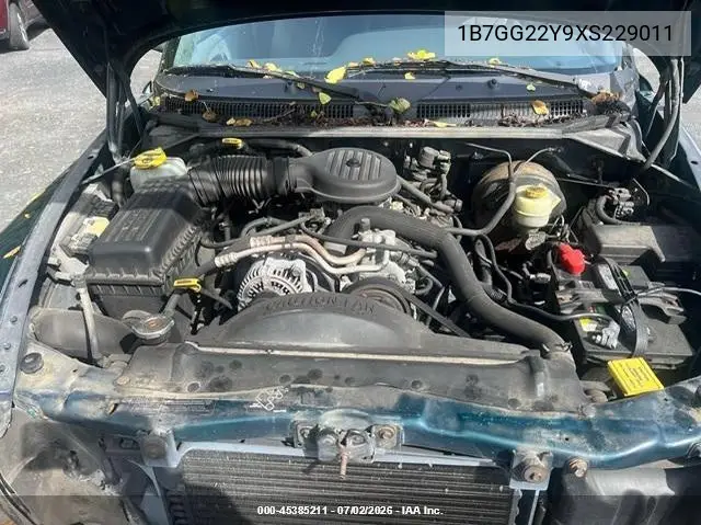 1999 Dodge Dakota Slt/Sport VIN: 1B7GG22Y9XS229011 Lot: 45385211