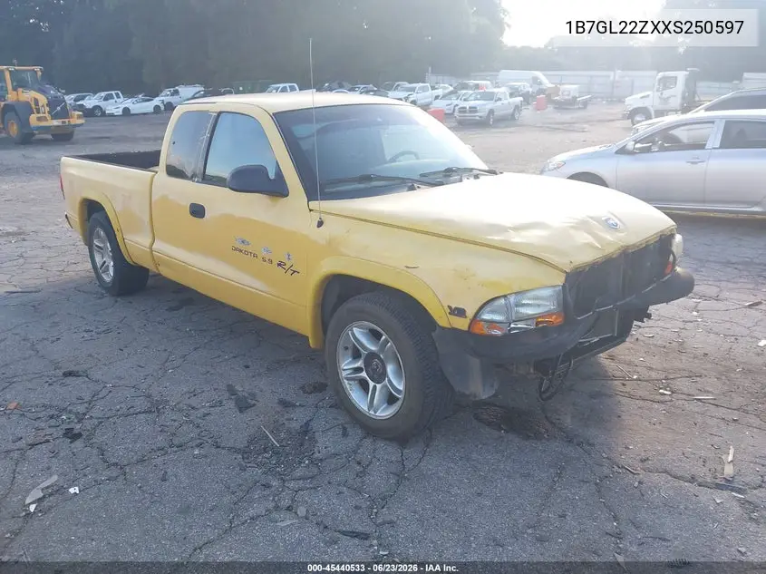 1999 Dodge Dakota Sport VIN: 1B7GL22ZXXS250597 Lot: 45440533