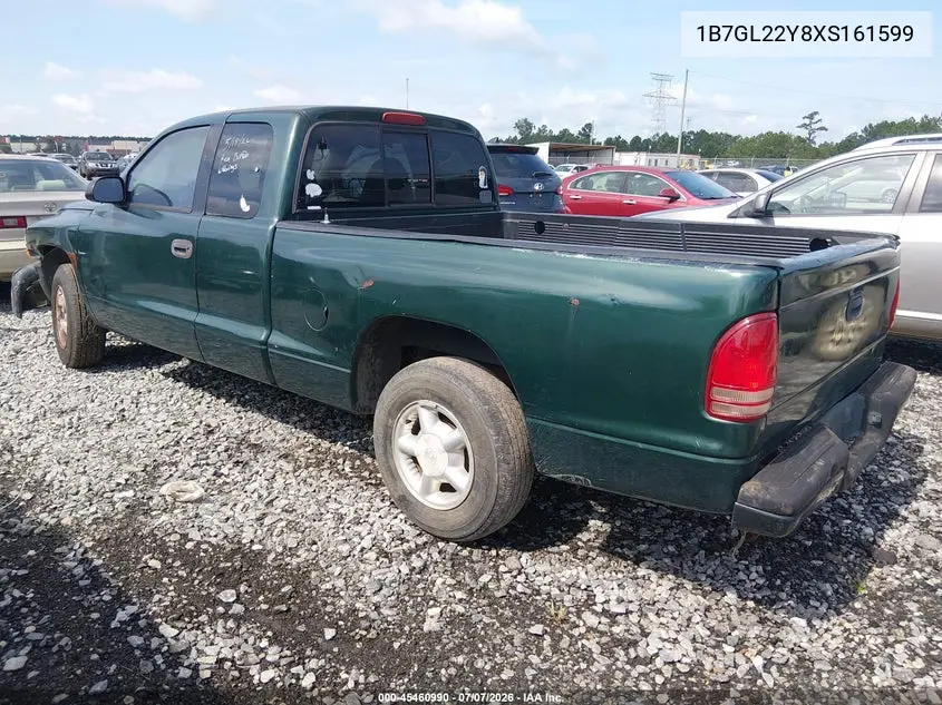 1999 Dodge Dakota Slt/Sport VIN: 1B7GL22Y8XS161599 Lot: 45460990