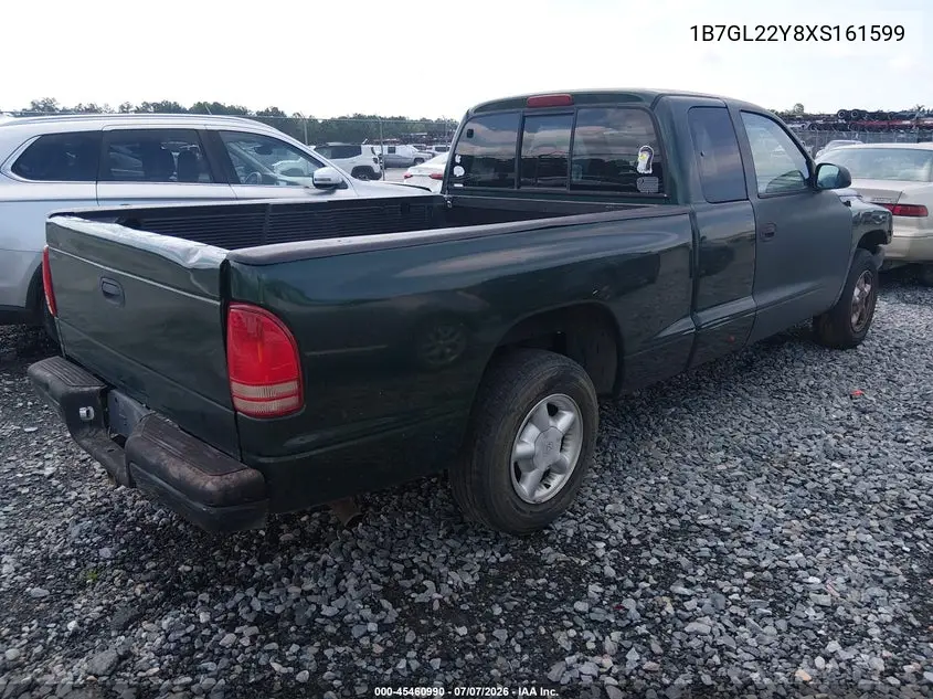 1999 Dodge Dakota Slt/Sport VIN: 1B7GL22Y8XS161599 Lot: 45460990