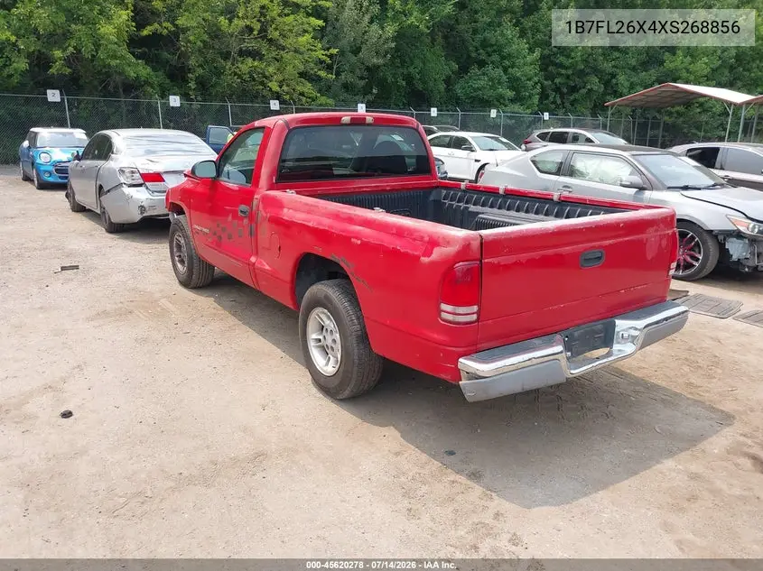 1999 Dodge Dakota Slt/Sport VIN: 1B7FL26X4XS268856 Lot: 45620278