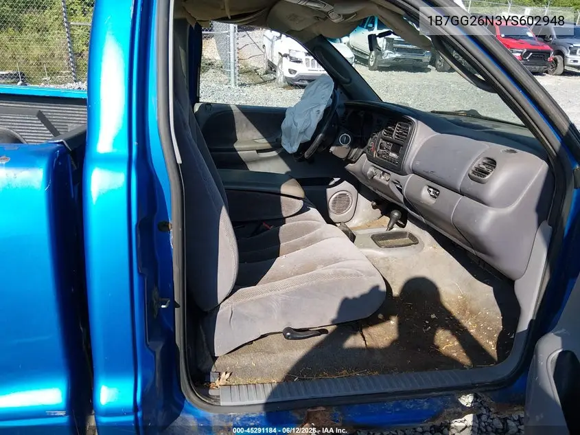 2000 Dodge Dakota Slt/Sport VIN: 1B7GG26N3YS602948 Lot: 45291184