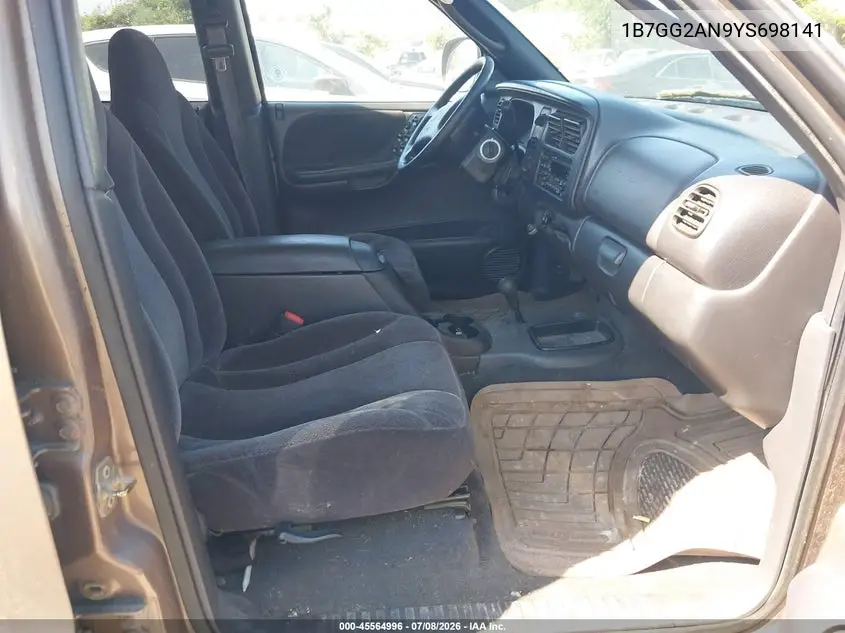 2000 Dodge Dakota Slt/Sport VIN: 1B7GG2AN9YS698141 Lot: 45564996