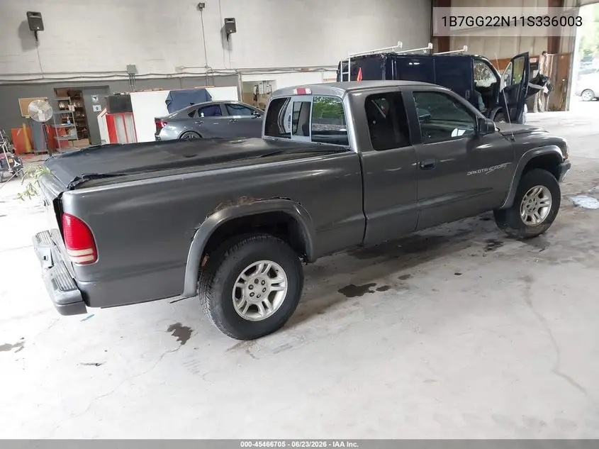 2001 Dodge Dakota Slt/Sport VIN: 1B7GG22N11S336003 Lot: 45466705