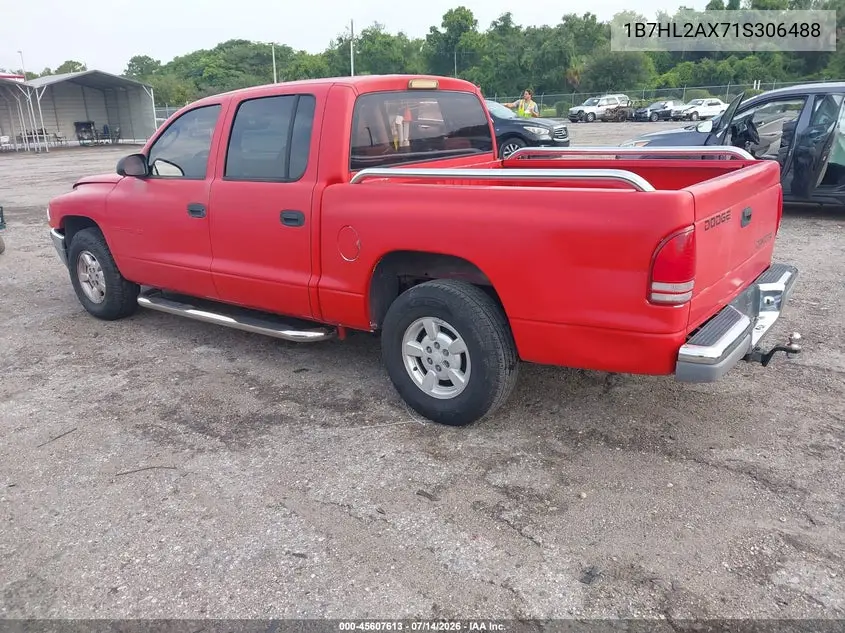 2001 Dodge Dakota Slt/Sport VIN: 1B7HL2AX71S306488 Lot: 45607613