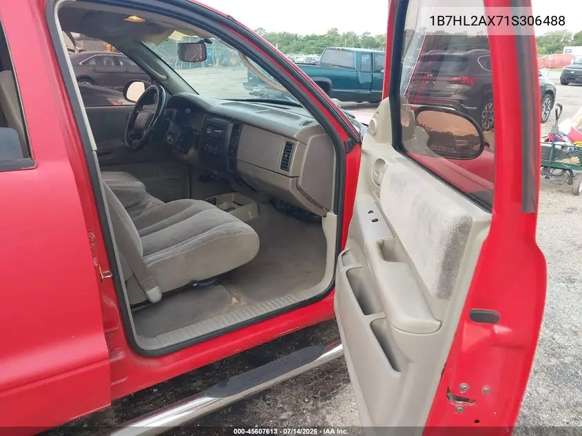 2001 Dodge Dakota Slt/Sport VIN: 1B7HL2AX71S306488 Lot: 45607613