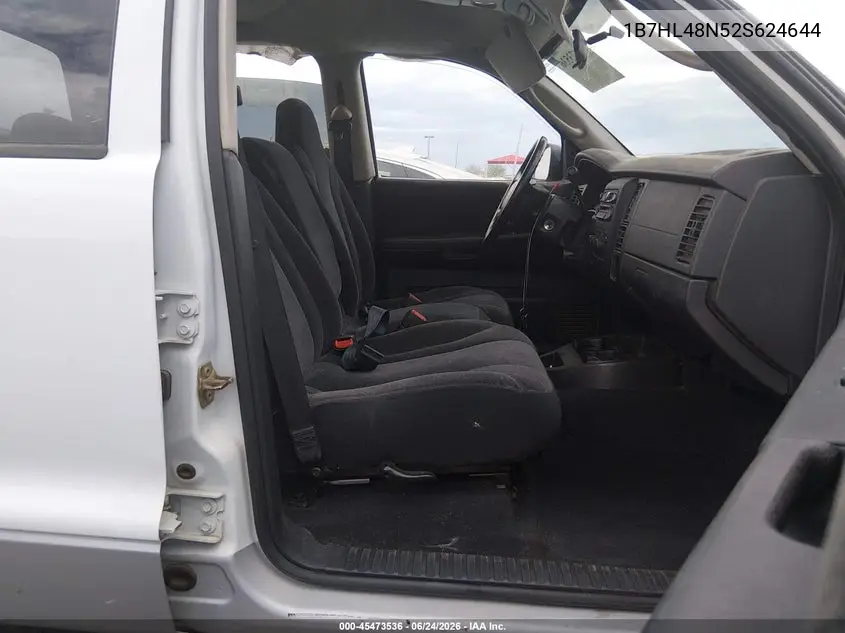 2002 Dodge Dakota Slt VIN: 1B7HL48N52S624644 Lot: 45473536
