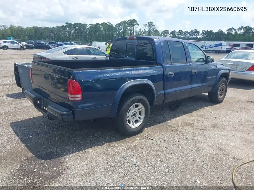 2002 Dodge Dakota Sport VIN: 1B7HL38XX2S660695 Lot: 45493948