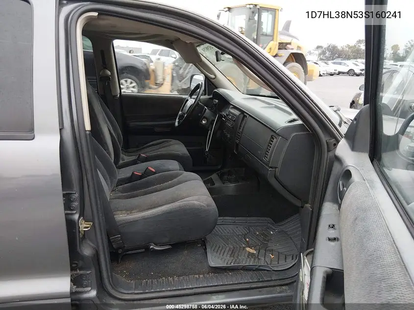 2003 Dodge Dakota Sport/Sxt VIN: 1D7HL38N53S160241 Lot: 45298758