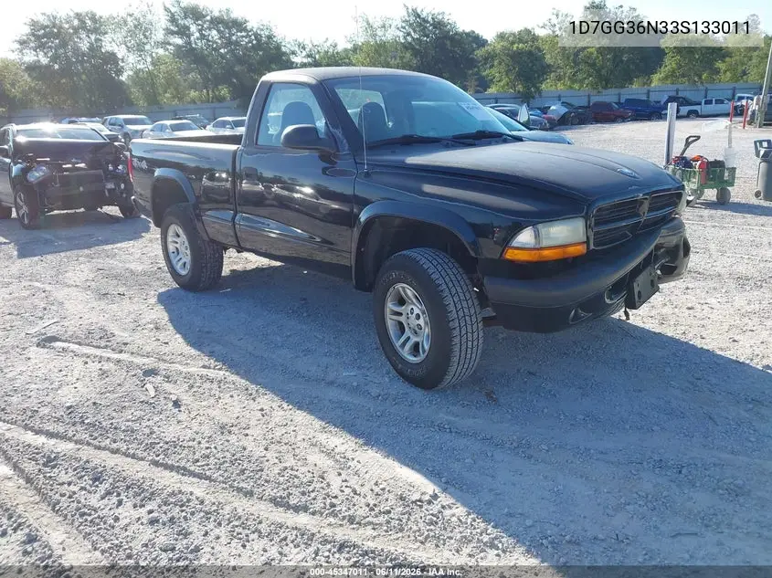 2003 Dodge Dakota Sport VIN: 1D7GG36N33S133011 Lot: 45347011