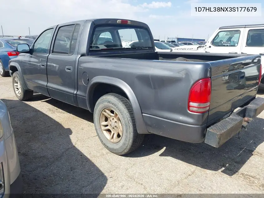 2003 Dodge Dakota Sport/Sxt VIN: 1D7HL38NX3S177679 Lot: 45461966