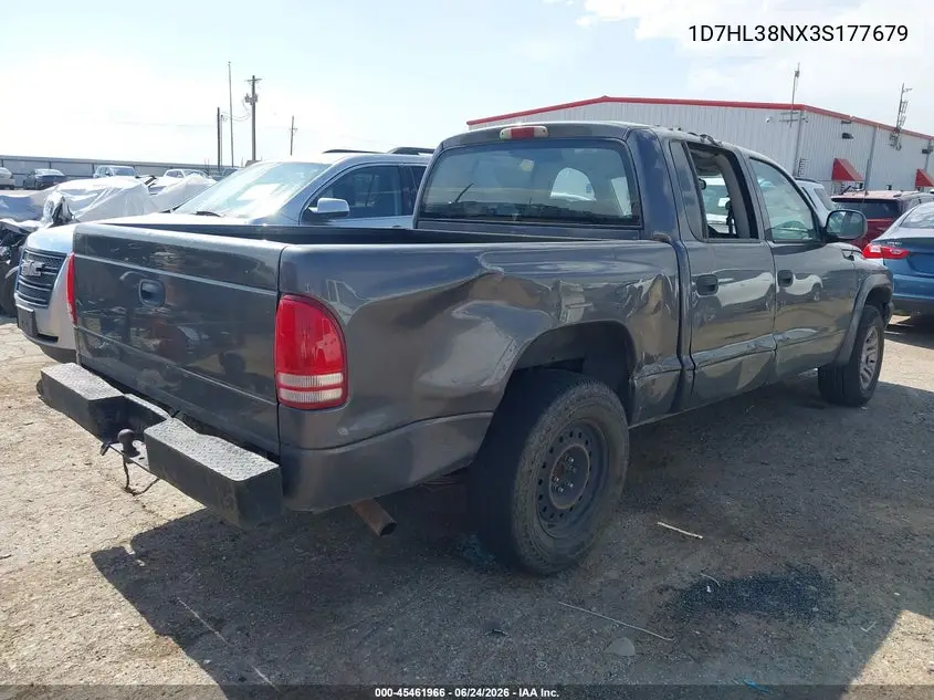 2003 Dodge Dakota Sport/Sxt VIN: 1D7HL38NX3S177679 Lot: 45461966