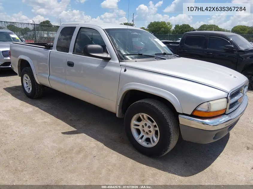 2003 Dodge Dakota Slt VIN: 1D7HL42X63S367284 Lot: 45542575